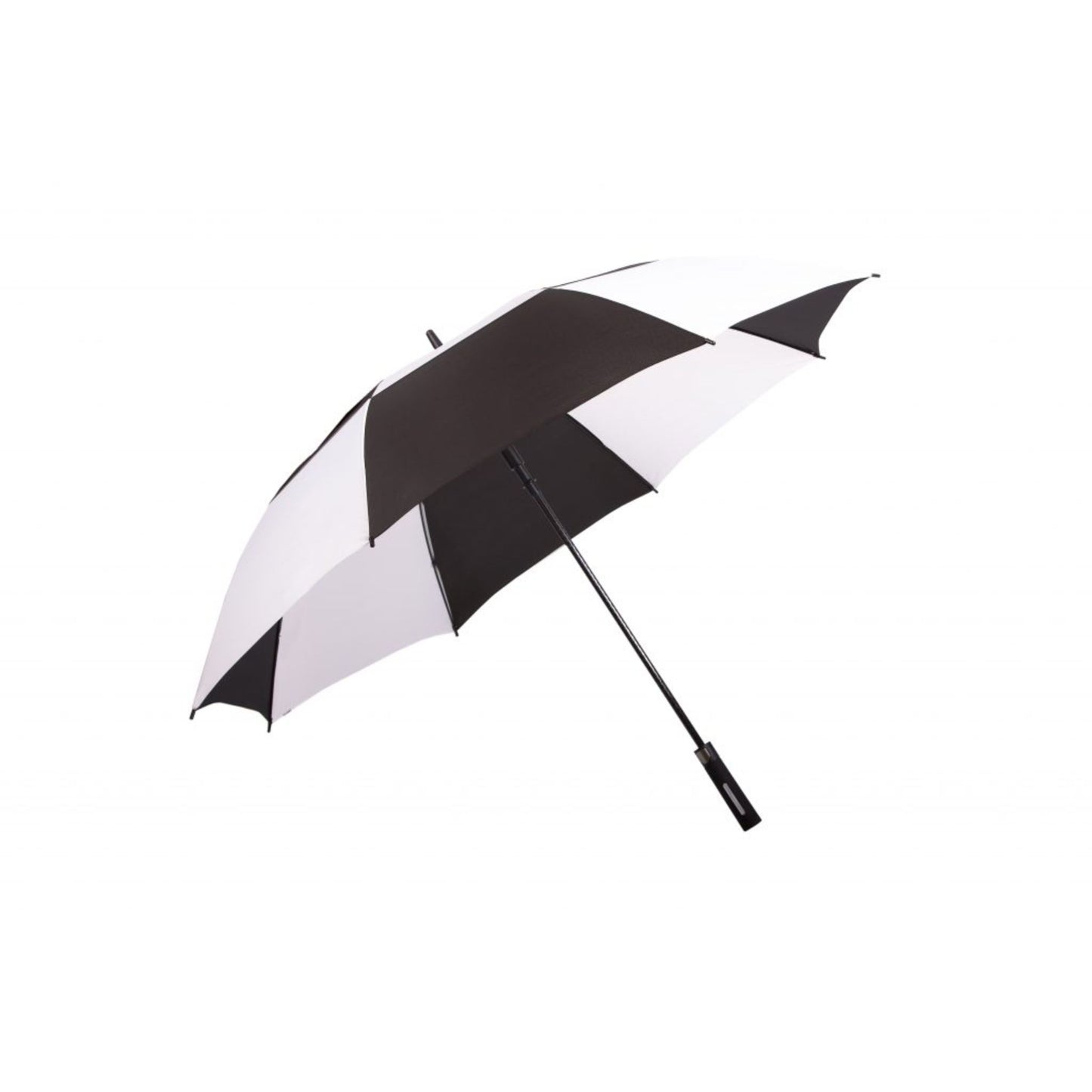 Golf Umbrella AU-59 - Golf Auto Open Fibreglass Frame Double Layer Pongee Rubberised Handle