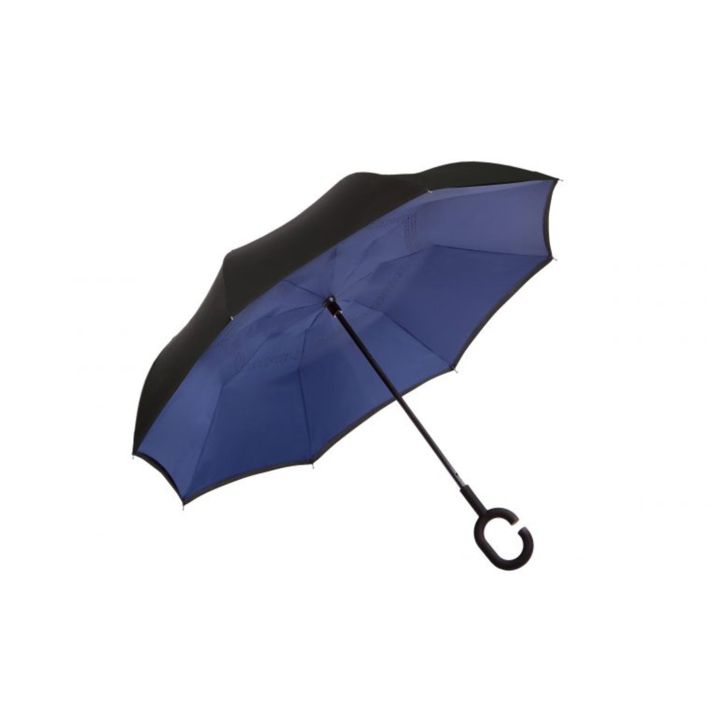 Hook Umbrella / Reversible Umbrella AU-70: Manual Open Pongee Rubberised Handle