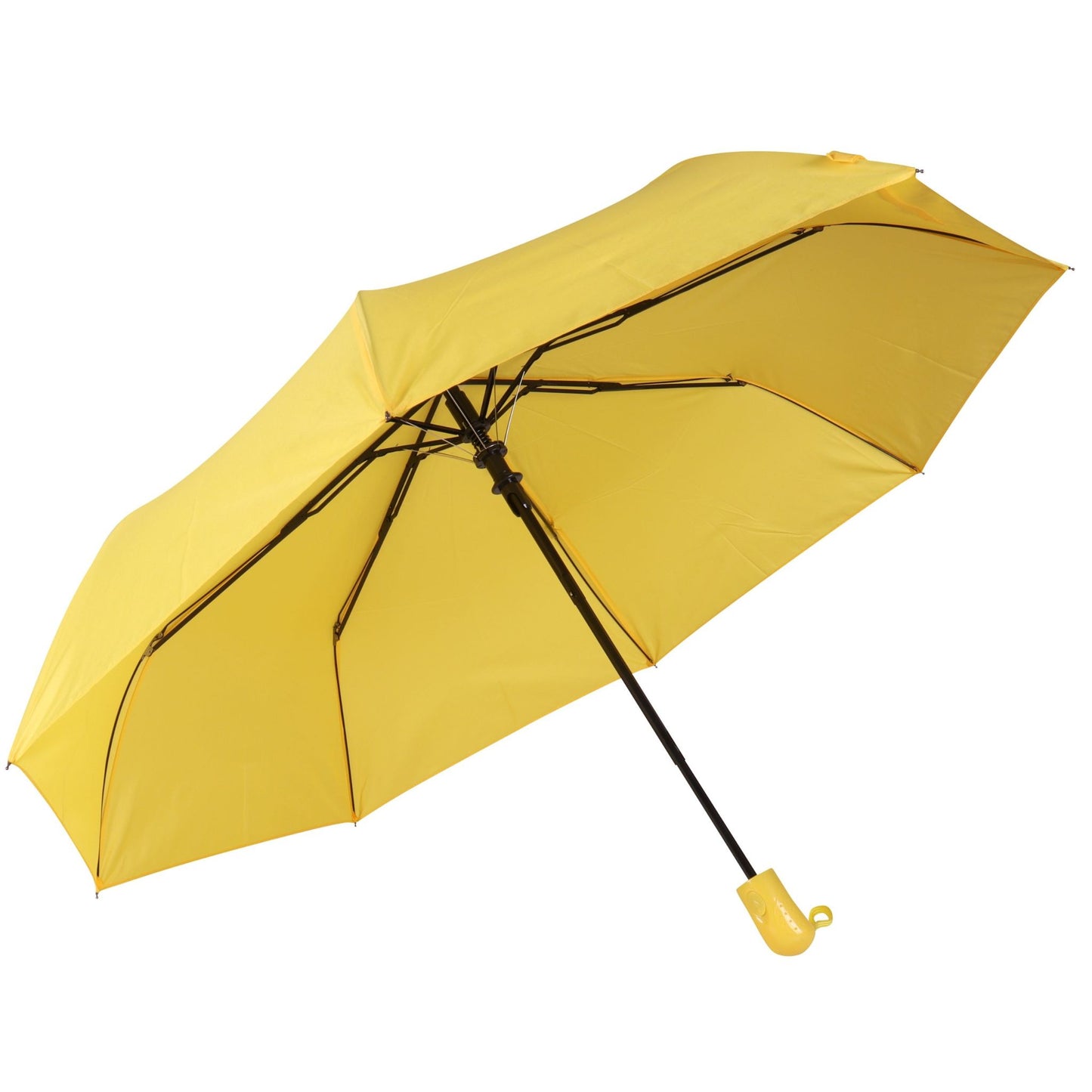 Compact Mini Umbrella AU-97: Mini Basic Compact A-Open Solid Colour Pongee Material with Plastic Handle