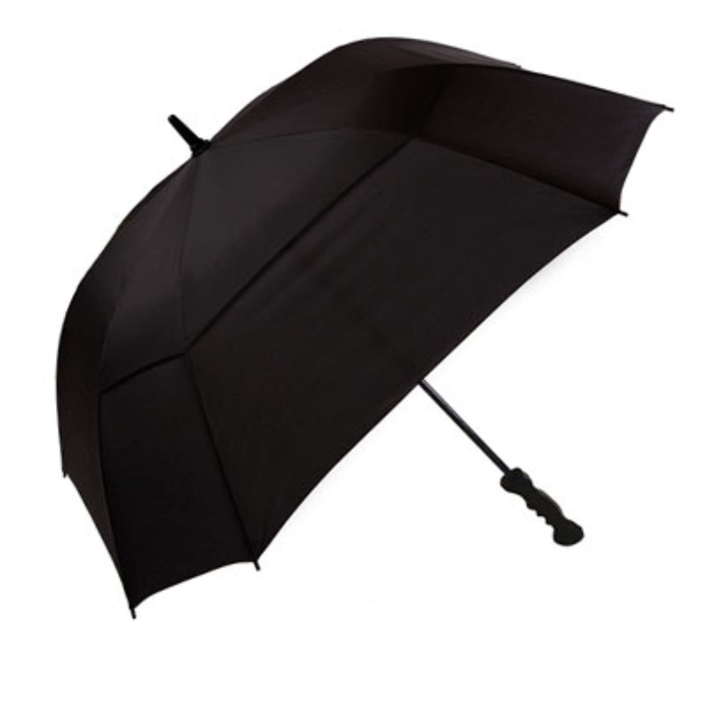 Golf Umbrella AU-48: Auto OpenSquare  Fibreglass Frame  Pongee Rubberised Handle