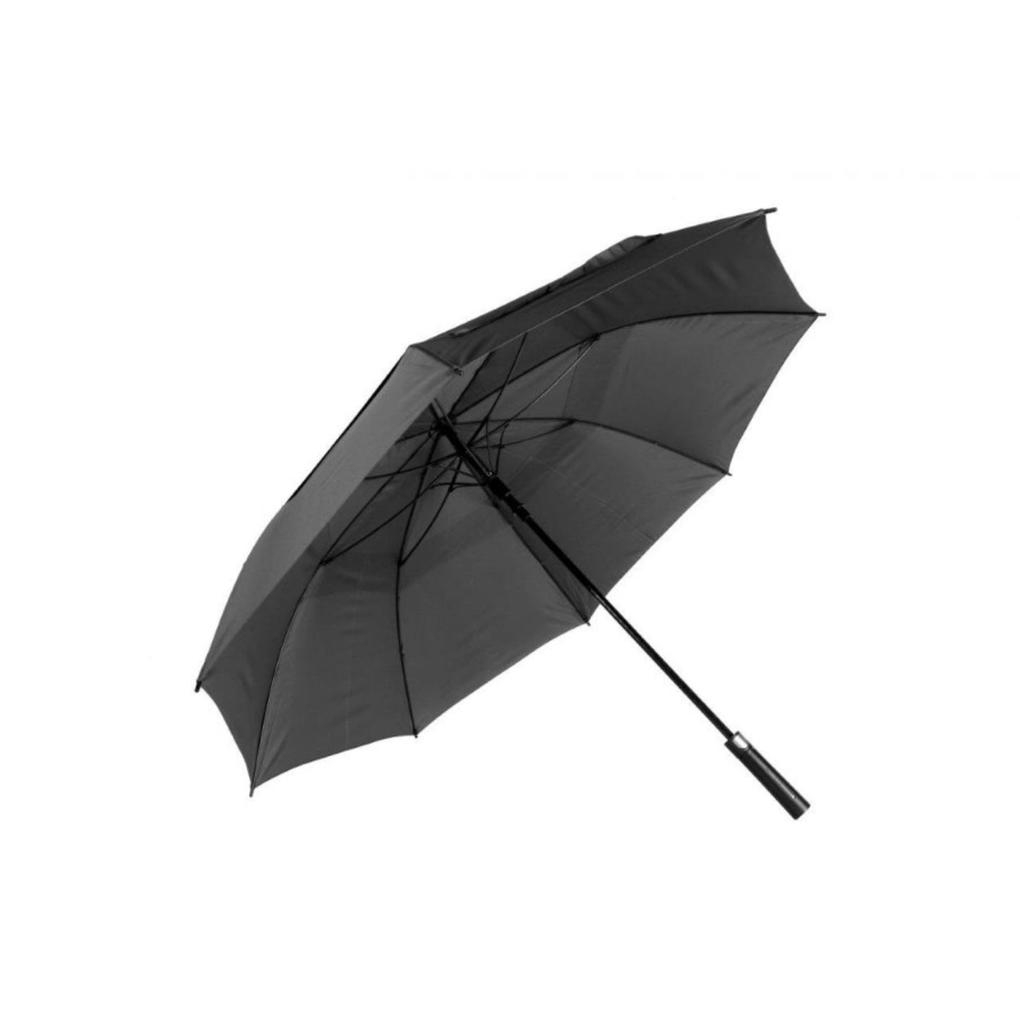Golf Umbrella AU-59 - Golf Auto Open Fibreglass Frame Double Layer Pongee Rubberised Handle