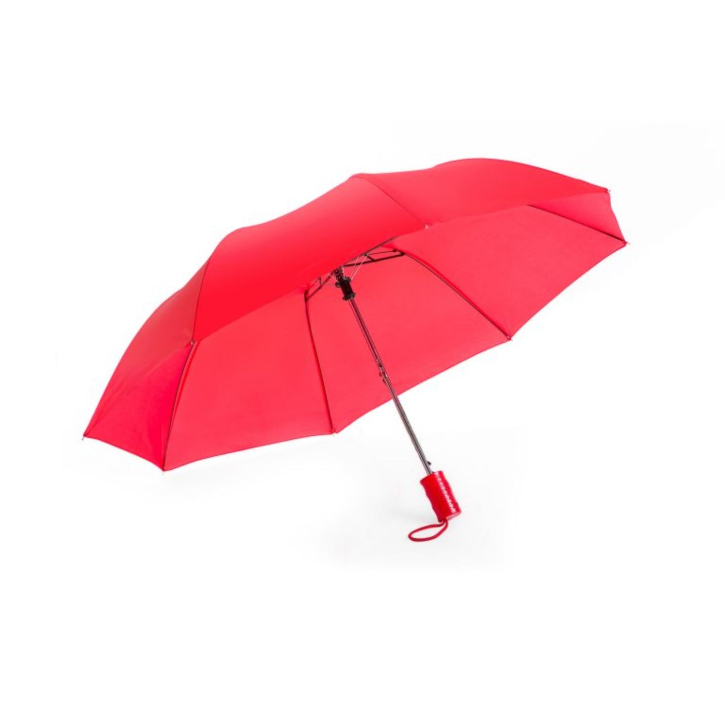 Compact Mini Umbrella AU-31: Mini Compact Auto 2 Fold Steel Frame Solid Colour with Matching Colour Plastic Handle
