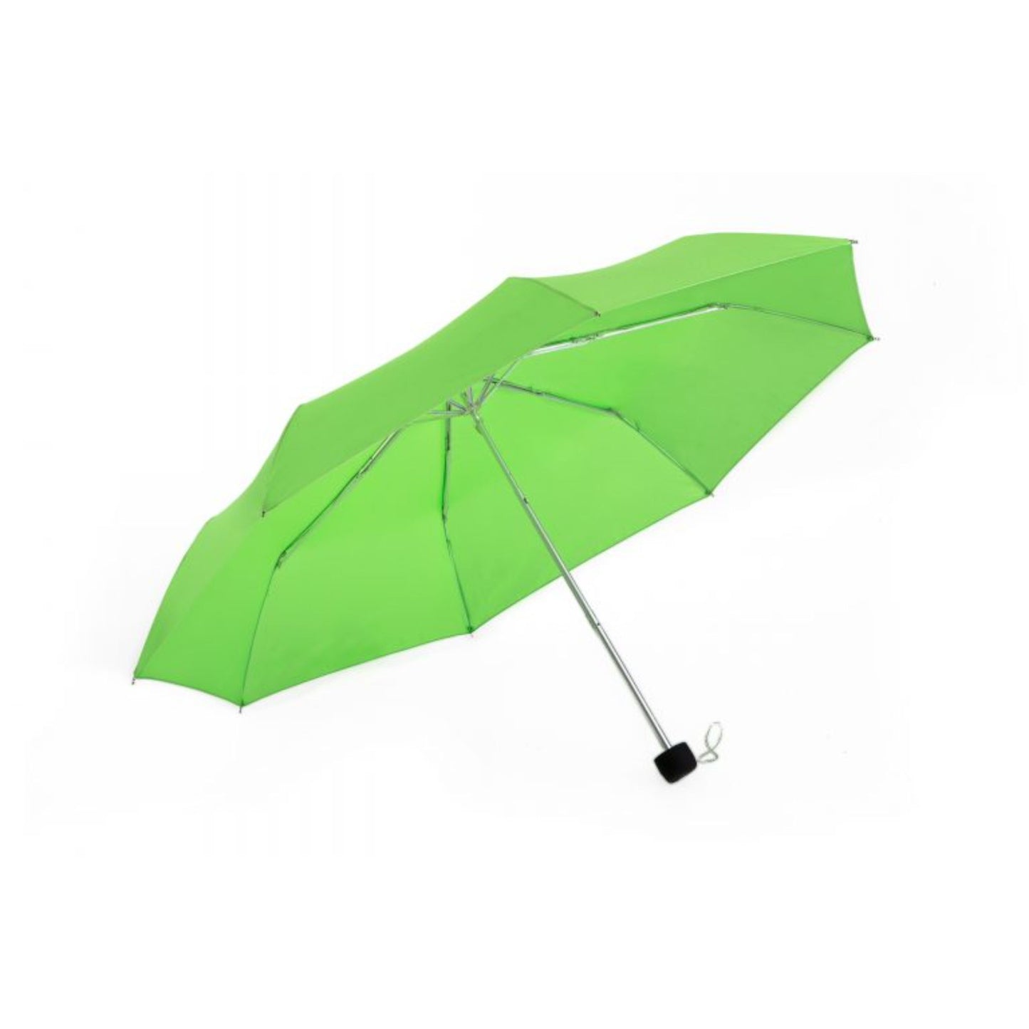 Compact Mini Umbrella AU-66: Mini Classy Compact Aluminium Frame Solid Colour Pongee Material w Rub. Handle