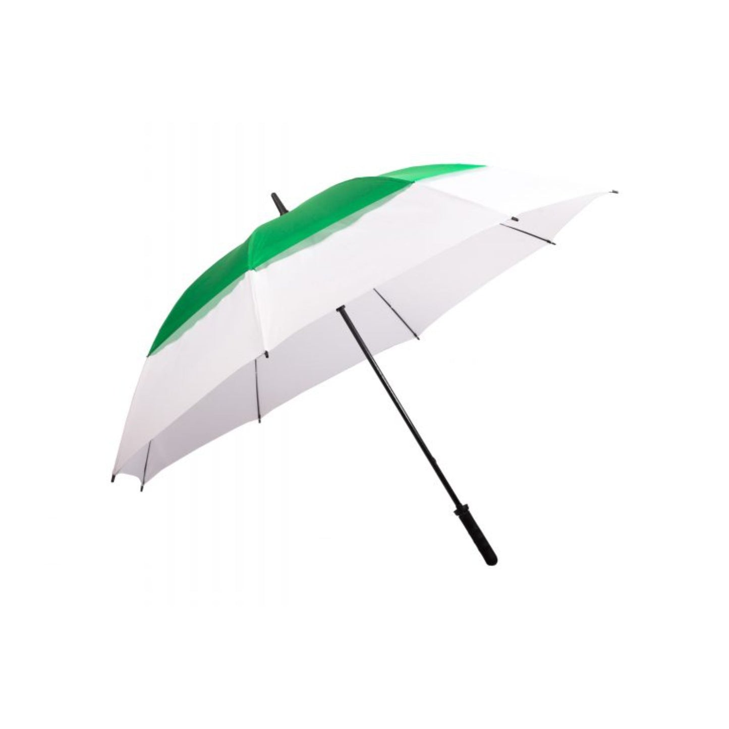 Golf Umbrella AU-53N: M/Open Fibreglass Extra W/Proof D/Layered UV Coated Solid Colour w Rub. Handle