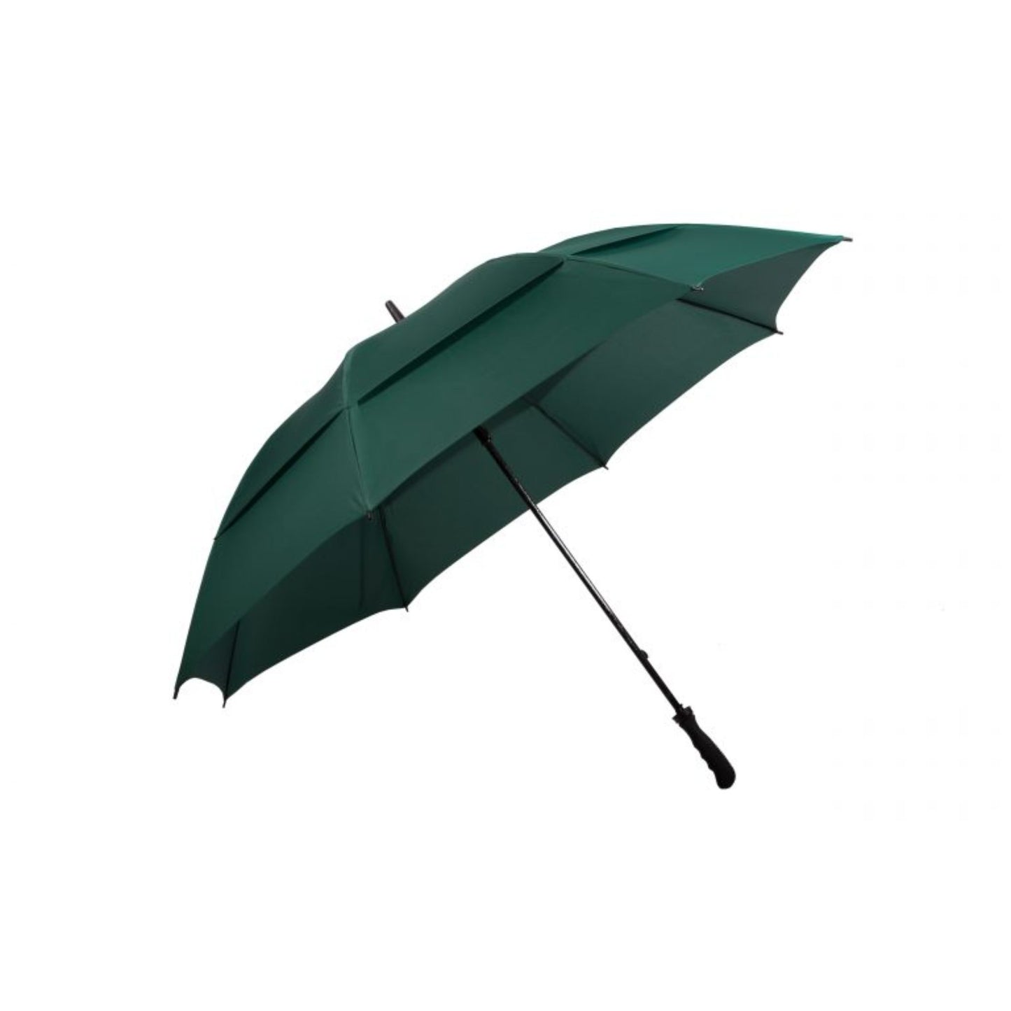 Golf Umbrella AU-53N: M/Open Fibreglass Extra W/Proof D/Layered UV Coated Solid Colour w Rub. Handle