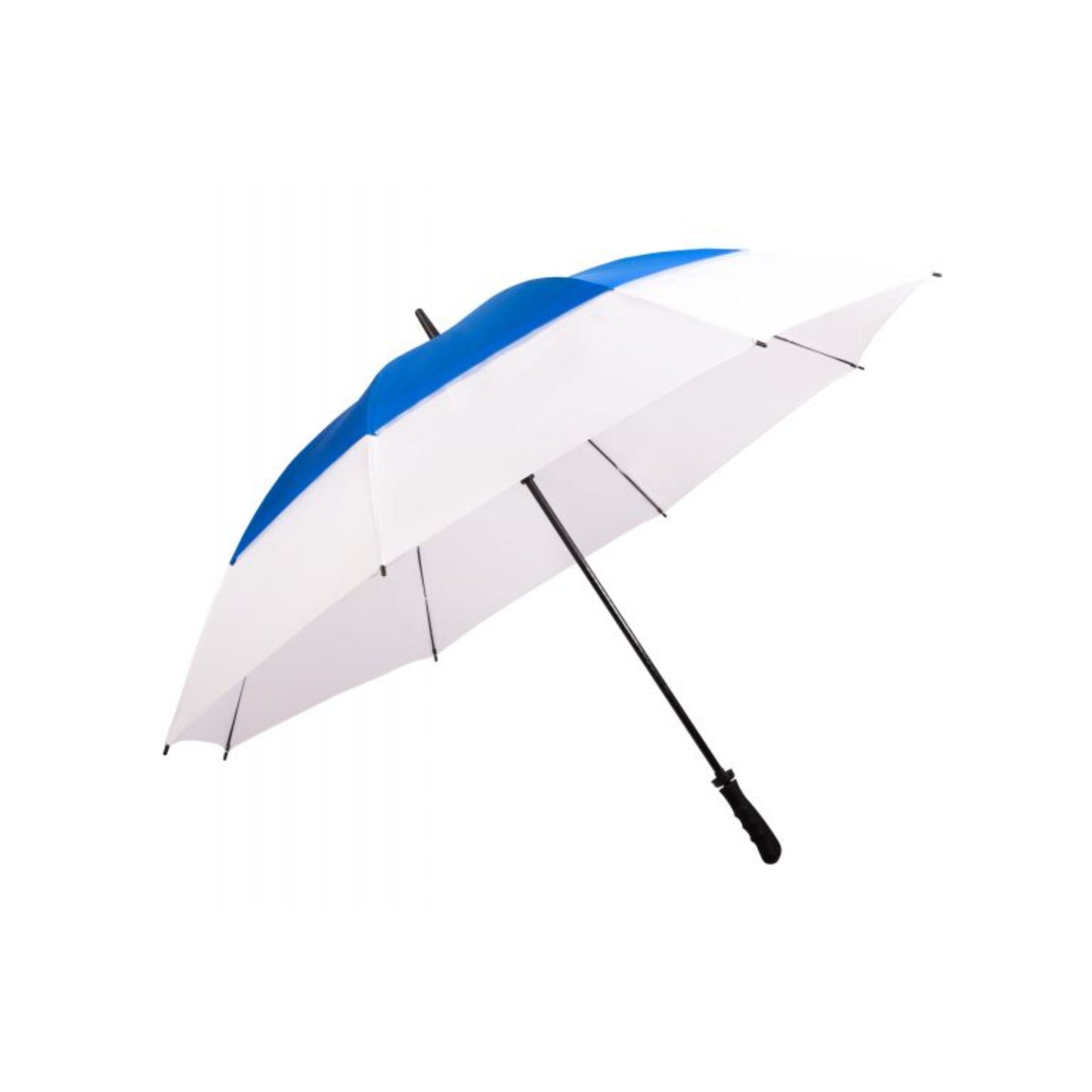 Golf Umbrella AU-53N: M/Open Fibreglass Extra W/Proof D/Layered UV Coated Solid Colour w Rub. Handle