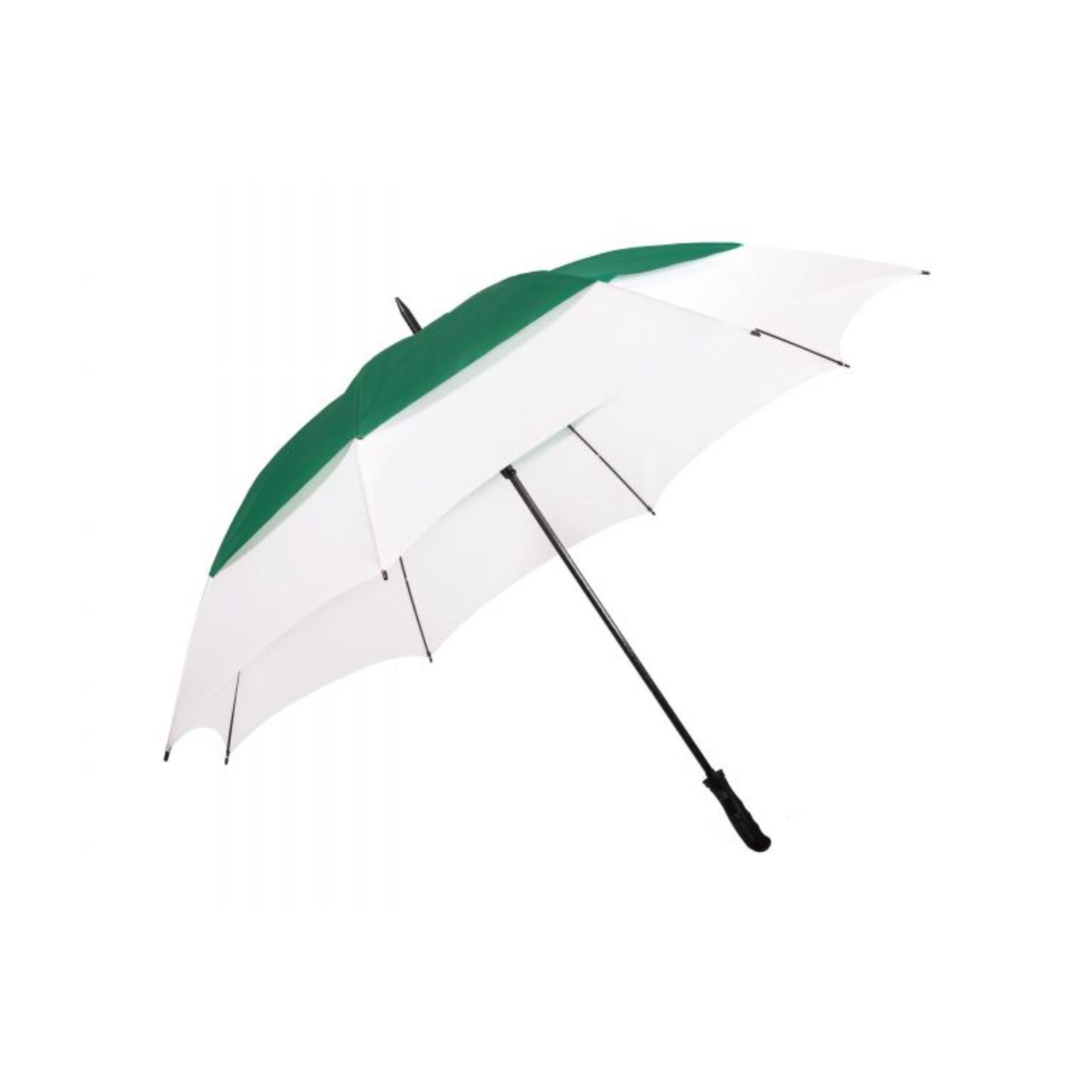 Golf Umbrella AU-53N: M/Open Fibreglass Extra W/Proof D/Layered UV Coated Solid Colour w Rub. Handle