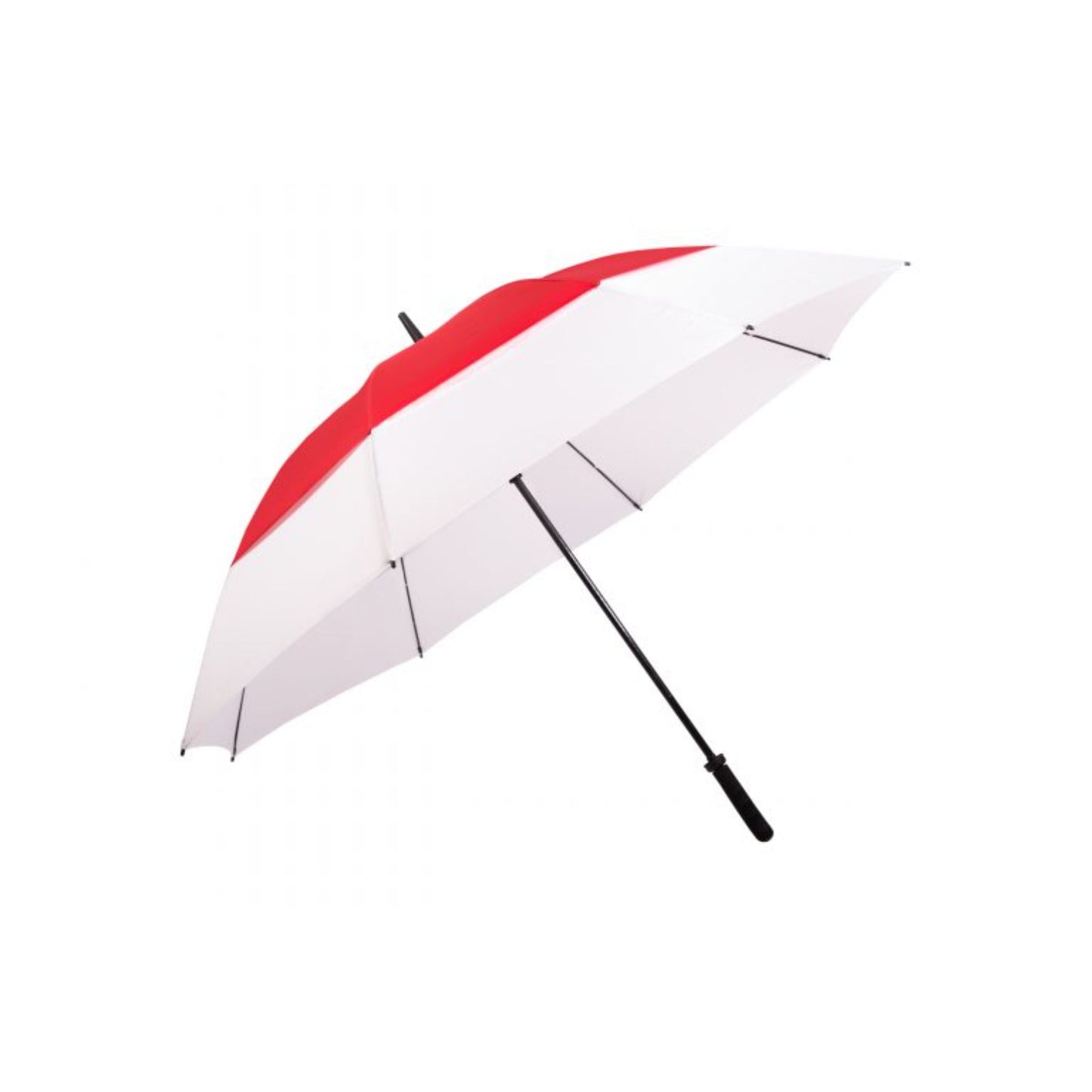 Golf Umbrella AU-53N: M/Open Fibreglass Extra W/Proof D/Layered UV Coated Solid Colour w Rub. Handle