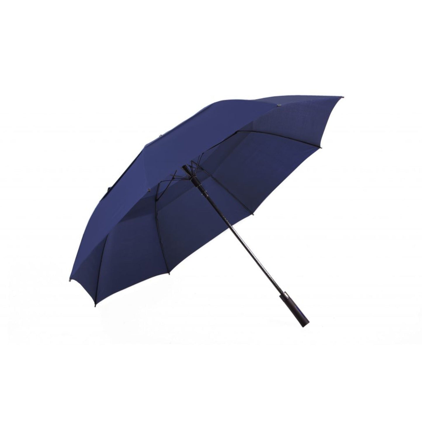 Golf Umbrella AU-59 - Golf Auto Open Fibreglass Frame Double Layer Pongee Rubberised Handle