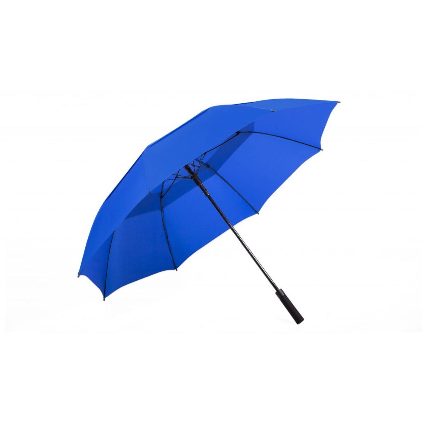 Golf Umbrella AU-59 - Golf Auto Open Fibreglass Frame Double Layer Pongee Rubberised Handle