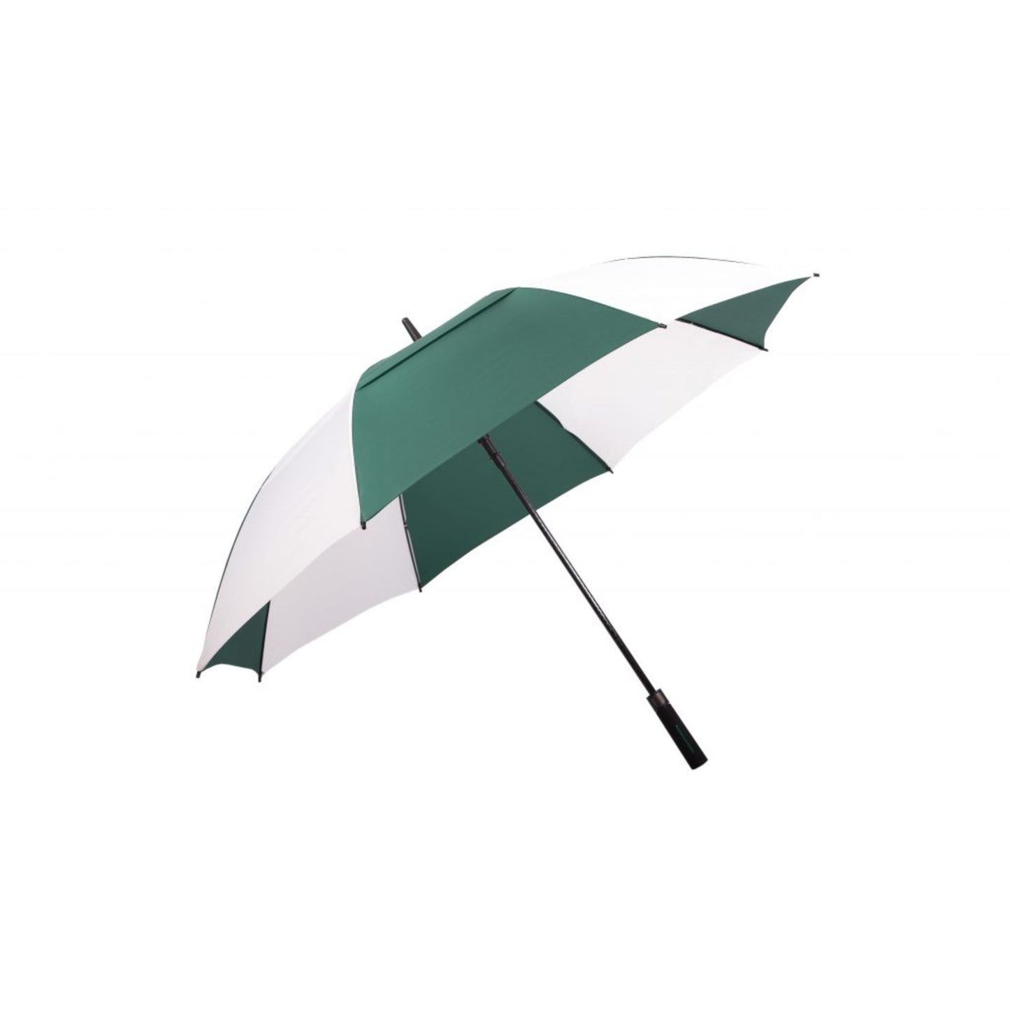 Golf Umbrella AU-59 - Golf Auto Open Fibreglass Frame Double Layer Pongee Rubberised Handle