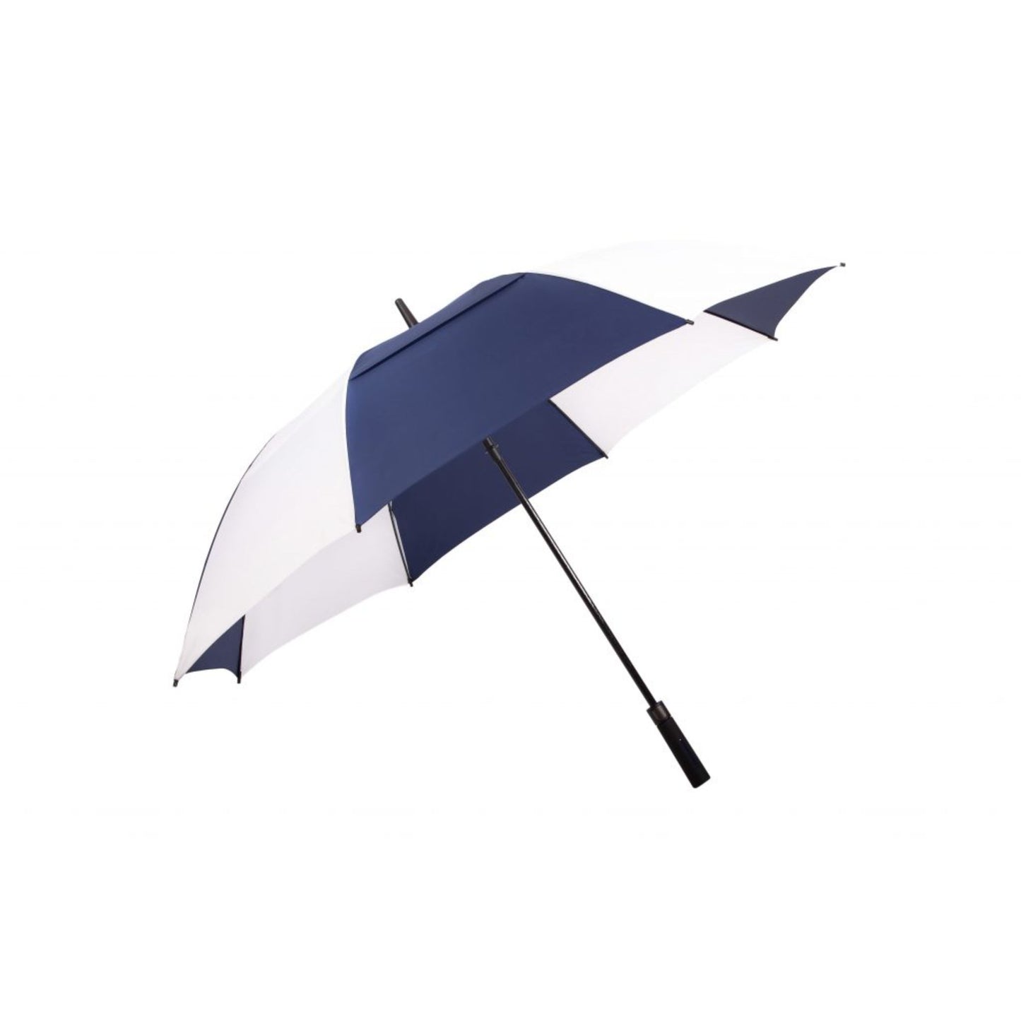 Golf Umbrella AU-59 - Golf Auto Open Fibreglass Frame Double Layer Pongee Rubberised Handle