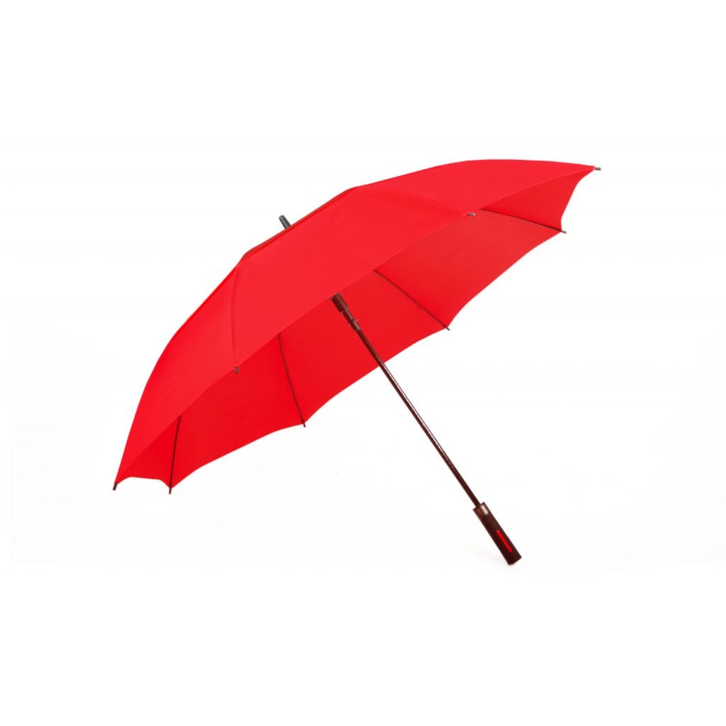 Golf Umbrella AU-59 - Golf Auto Open Fibreglass Frame Double Layer Pongee Rubberised Handle