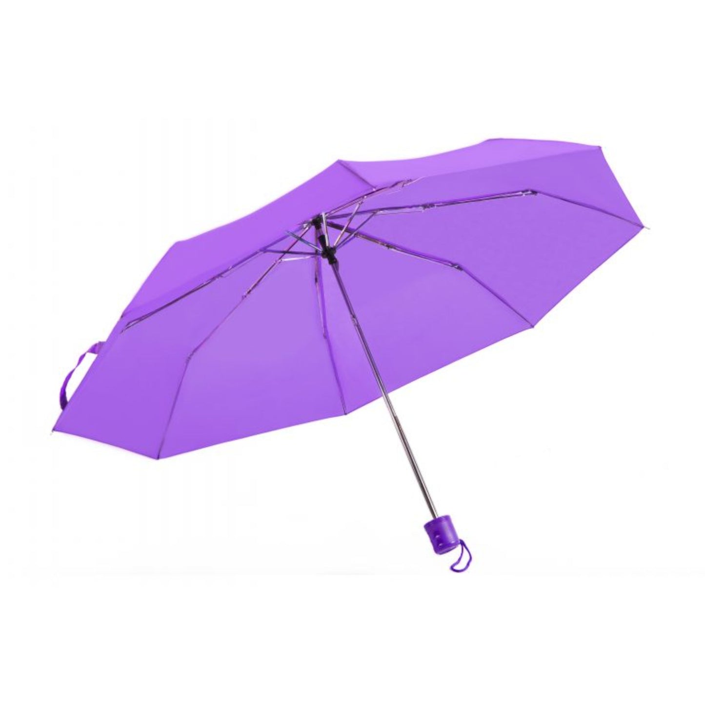 Compact Mini Umbrella AU-20: Manual Open Steel Frame Solid Colour with Plastic Handle