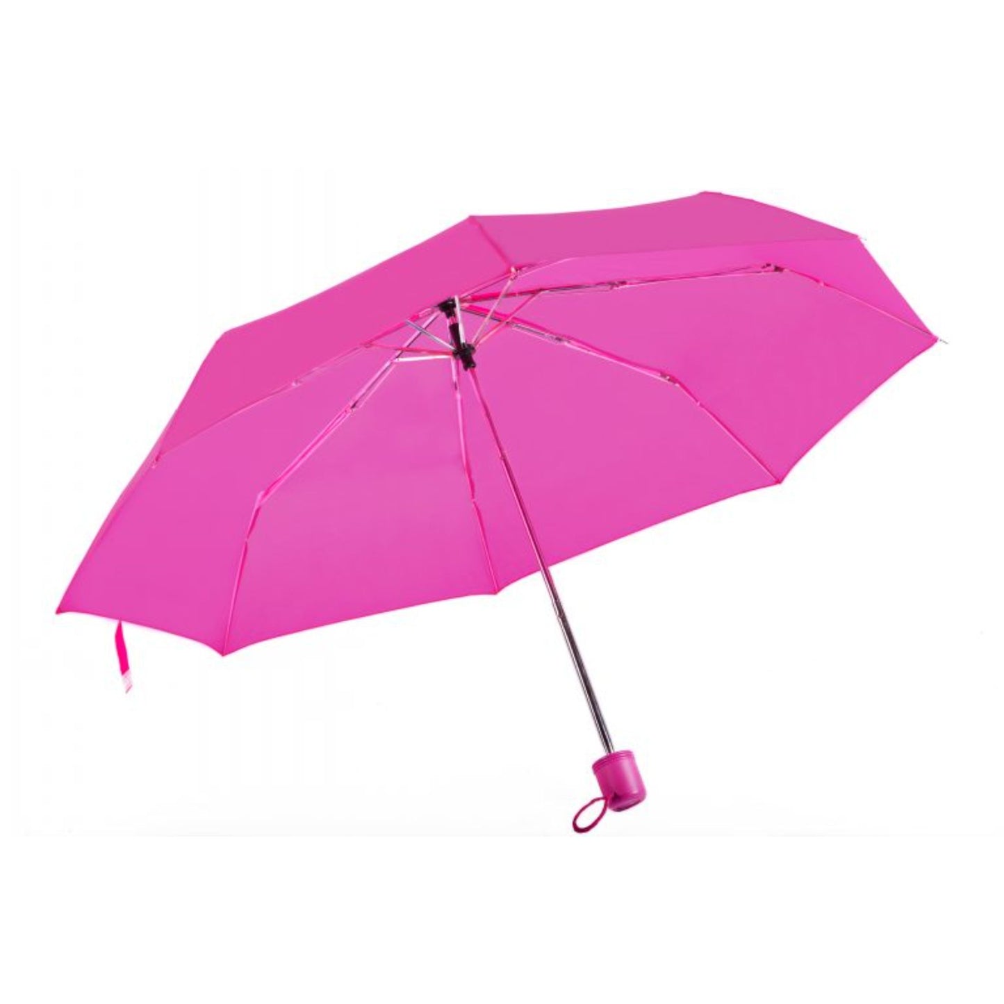 Compact Mini Umbrella AU-20: Manual Open Steel Frame Solid Colour with Plastic Handle