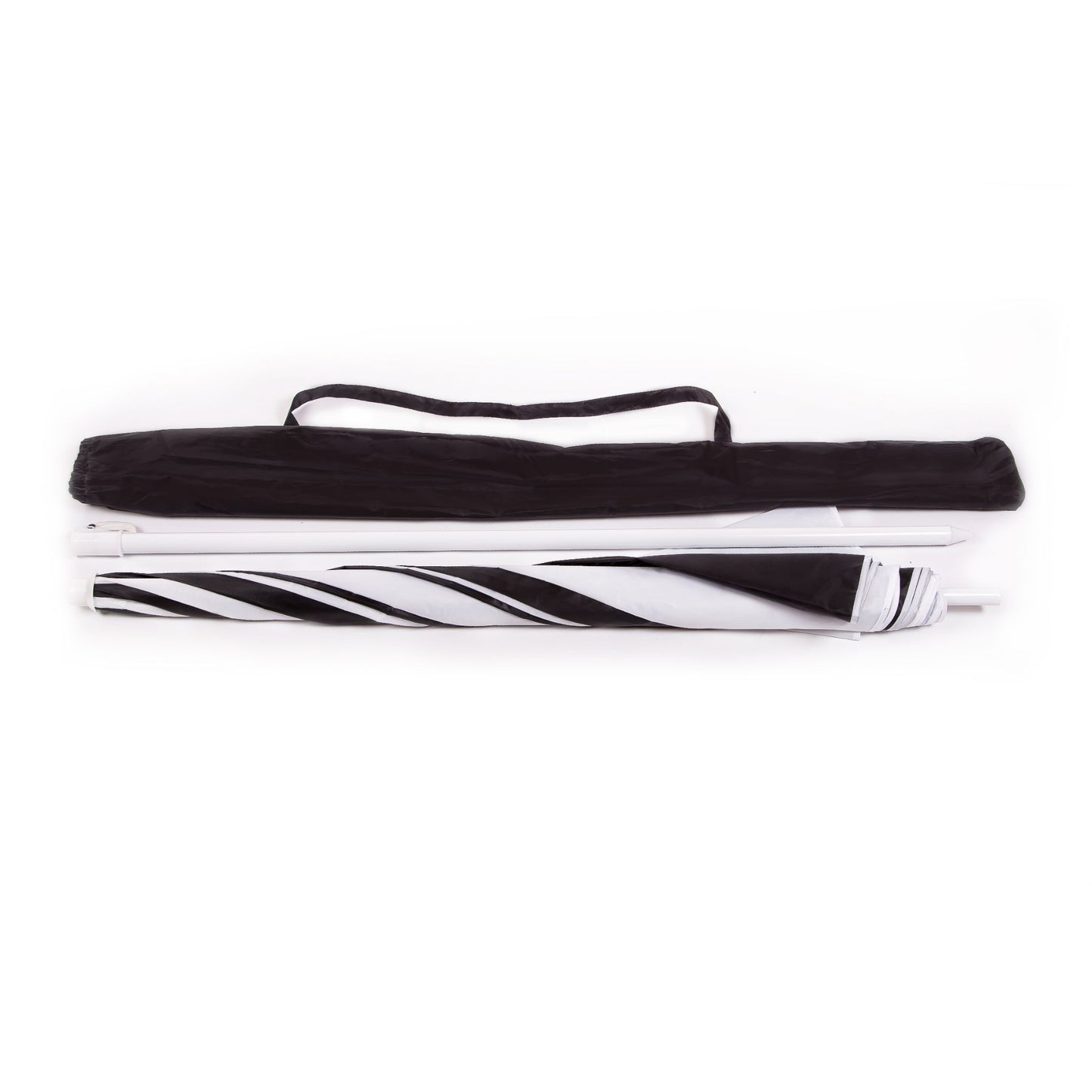 Beach Umbrella - AU-35: Arch 180cm 170T Polyester Beach Umbrella 19/22 mm Steel Pole without Tile