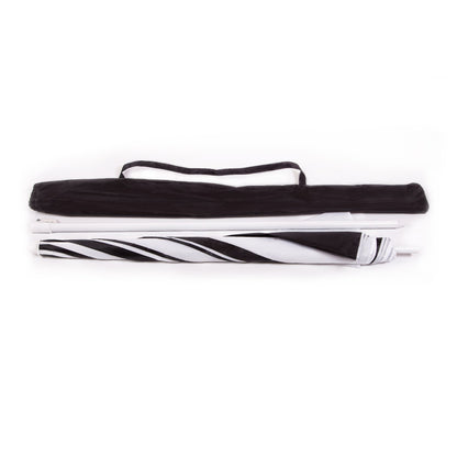 Beach Umbrella - AU-35: Arch 180cm 170T Polyester Beach Umbrella 19/22 mm Steel Pole without Tile