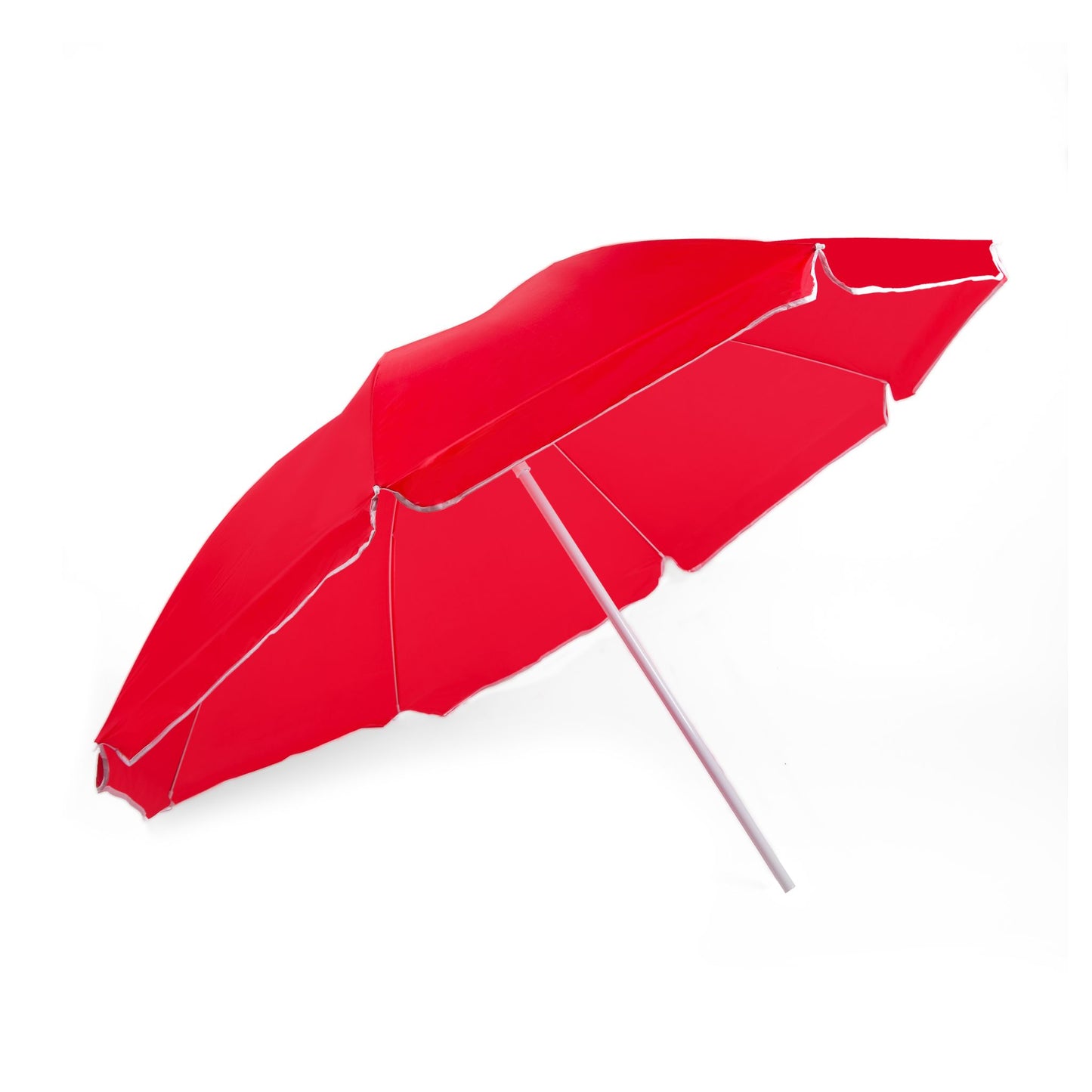 Beach Umbrella - AU-35: Arch 180cm 170T Polyester Beach Umbrella 19/22 mm Steel Pole without Tile