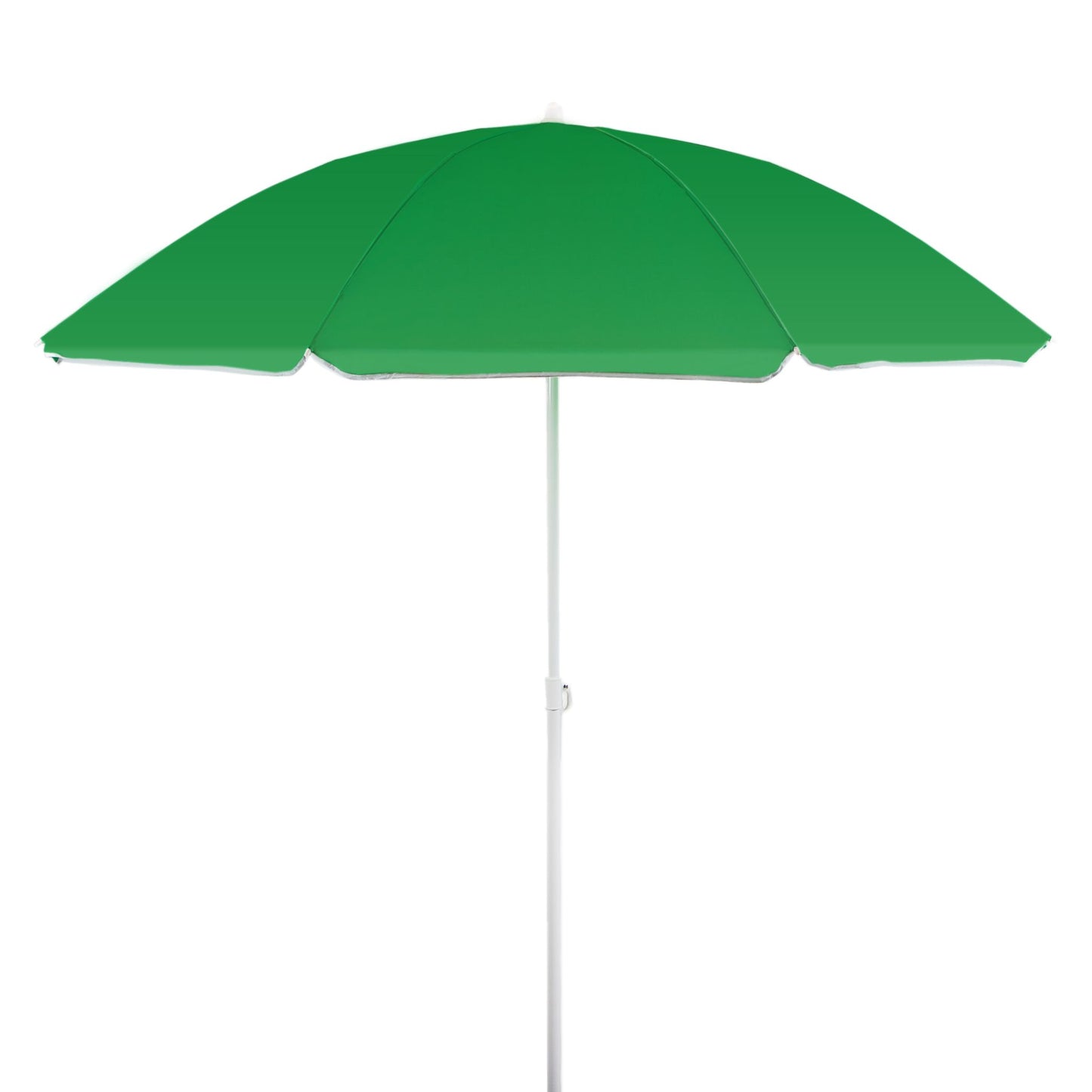 Beach Umbrella - AU-35: Arch 180cm 170T Polyester Beach Umbrella 19/22 mm Steel Pole without Tile