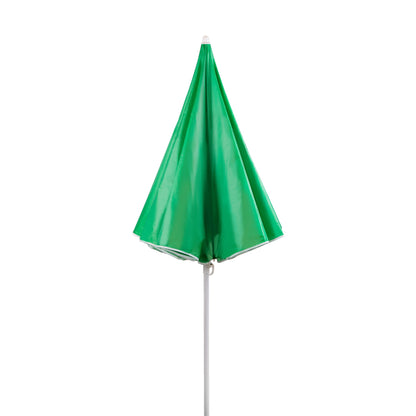 Beach Umbrella - AU-35: Arch 180cm 170T Polyester Beach Umbrella 19/22 mm Steel Pole without Tile