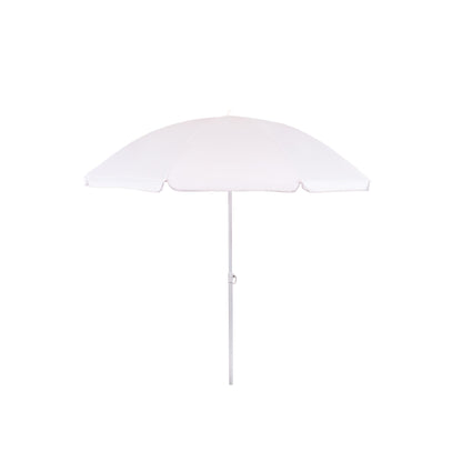 Beach Umbrella - AU-35: Arch 180cm 170T Polyester Beach Umbrella 19/22 mm Steel Pole without Tile