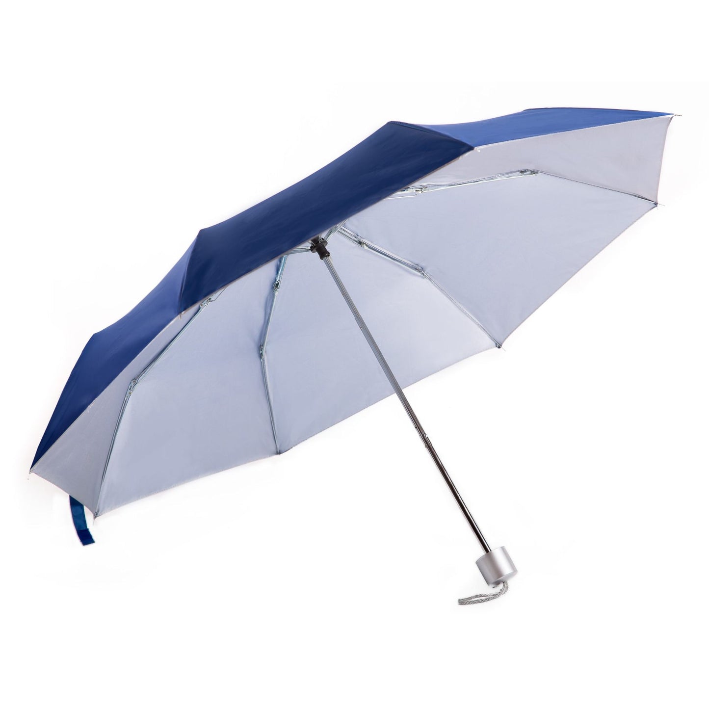 Compact Mini Umbrella UV Coated AU-24: Mini Classy Compact Manual Open Steel Frame UV Coated Solid Colour with Plastic Handle