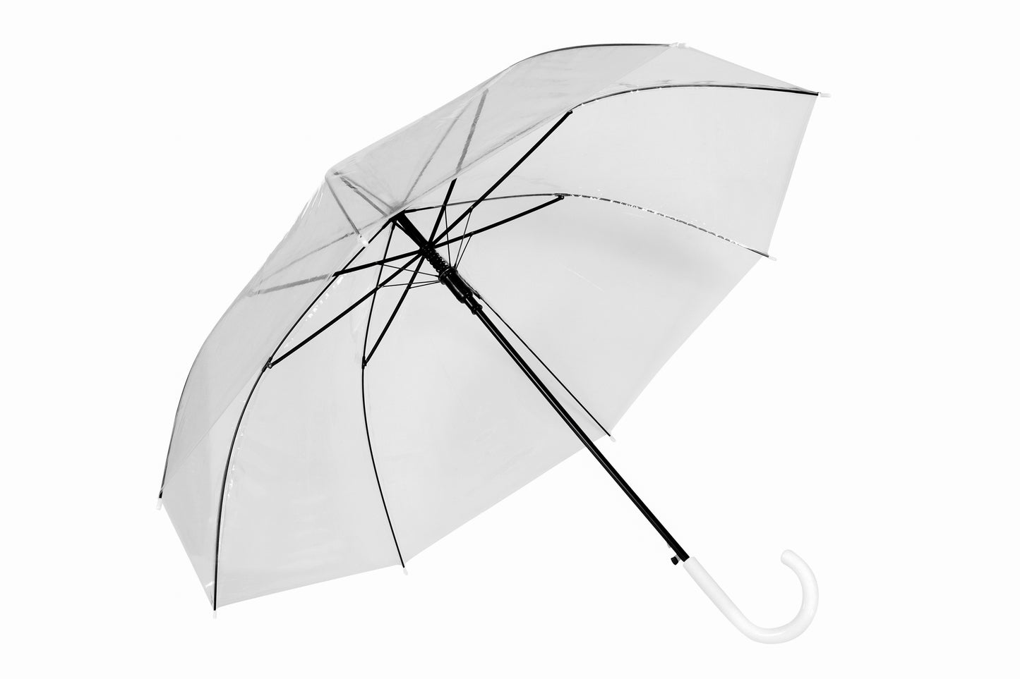 Hook Umbrella AU-32C: Auto open POE umbrella with matching plastic hook handle