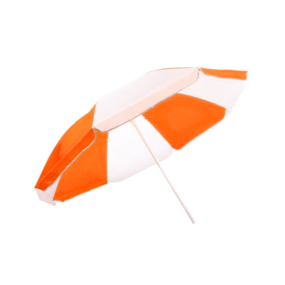 Beach Umbrella - AU-35: Arch 180cm 170T Polyester Beach Umbrella 19/22 mm Steel Pole without Tile