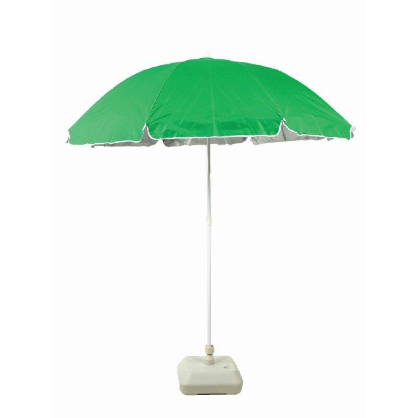 Beach Umbrella UV Coated -AU36 Coated: Arch 200cm 120G Polyester UV Coated Beach Umbrella 22/25 mm Steel Pole with Tile