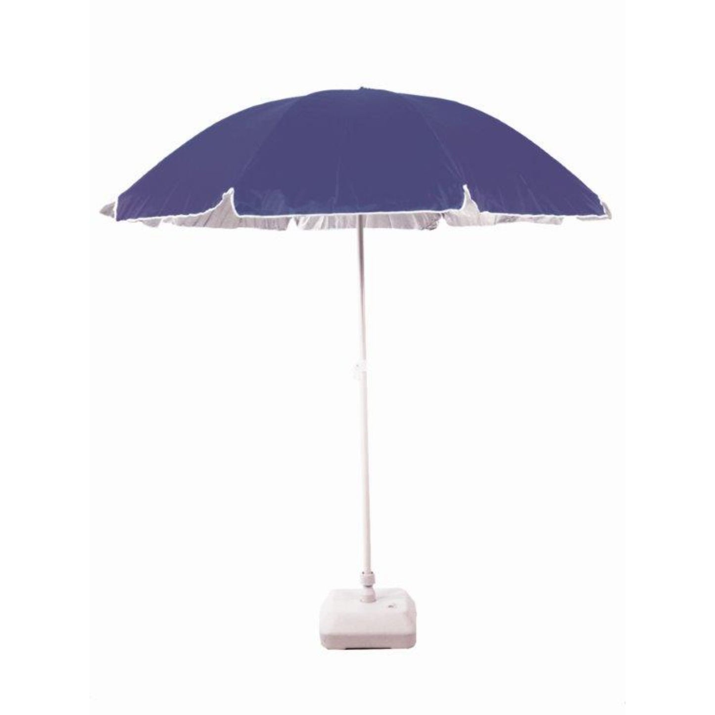 Beach Umbrella UV Coated -AU36 Coated: Arch 200cm 120G Polyester UV Coated Beach Umbrella 22/25 mm Steel Pole with Tile