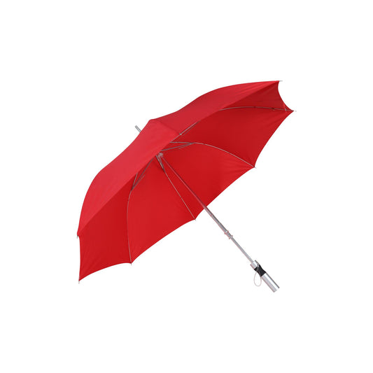 Mini Golf Umbrella AU-55 - Open Aluminium Frame Pongee Material Solid Colour w Silver Handle