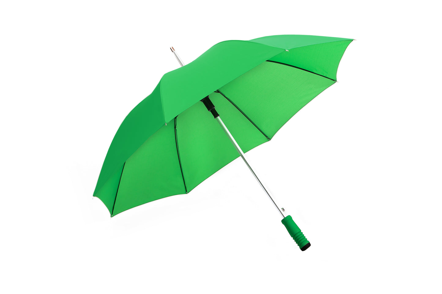 Golf Umbrella AU-57 - Open Aluminium Frame Pongee Material Solid Colour w EVA Sponge Handle