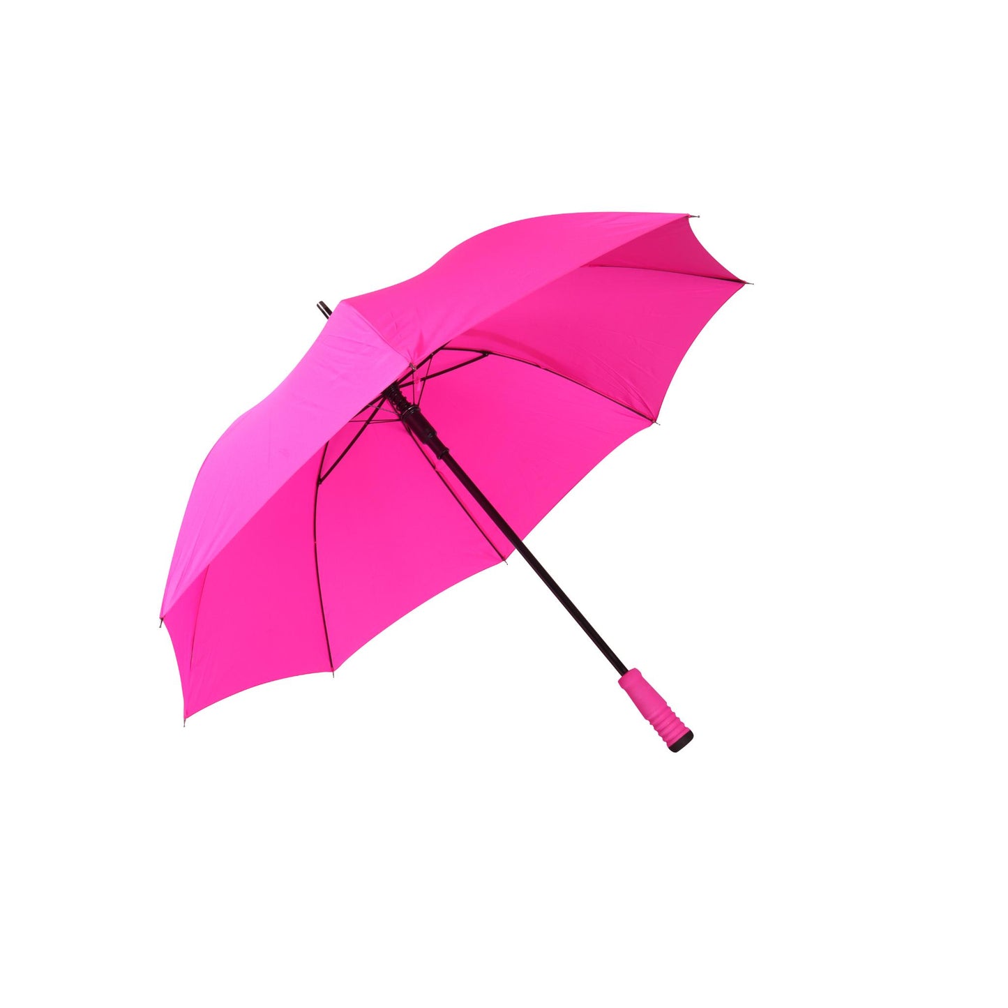 Golf Umbrella AU-57 - Open Aluminium Frame Pongee Material Solid Colour w EVA Sponge Handle