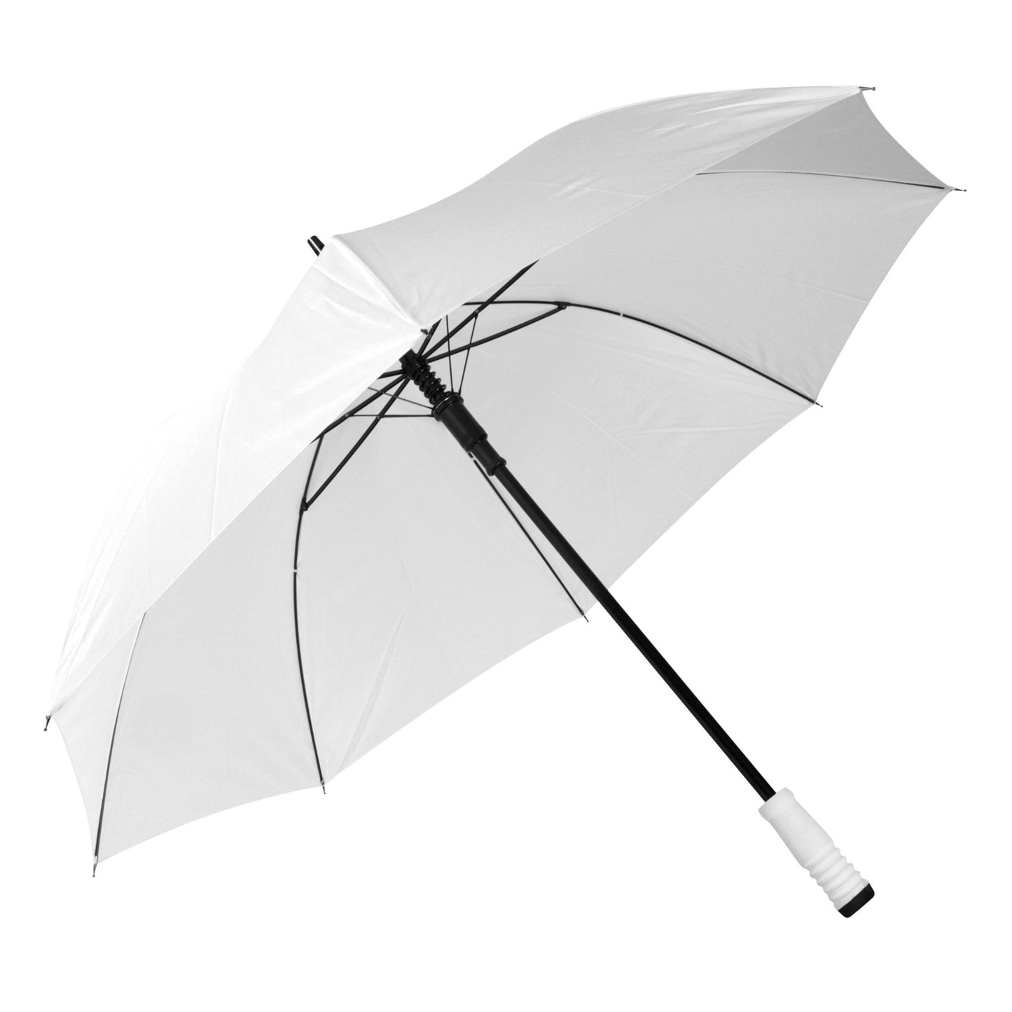 Golf Umbrella AU-57 - Open Aluminium Frame Pongee Material Solid Colour w EVA Sponge Handle