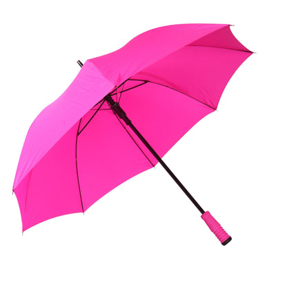 Golf Umbrella AU-57 - Open Aluminium Frame Pongee Material Solid Colour w EVA Sponge Handle