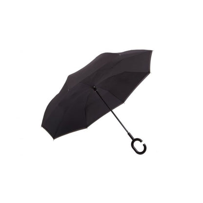 Hook Umbrella / Reversible Umbrella AU-70: Manual Open Pongee Rubberised Handle