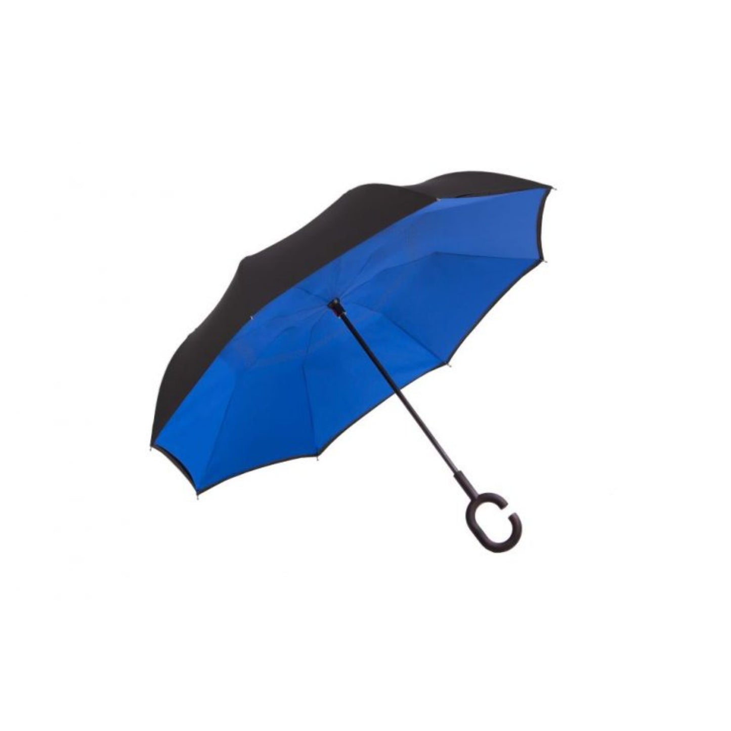 Hook Umbrella / Reversible Umbrella AU-70: Manual Open Pongee Rubberised Handle