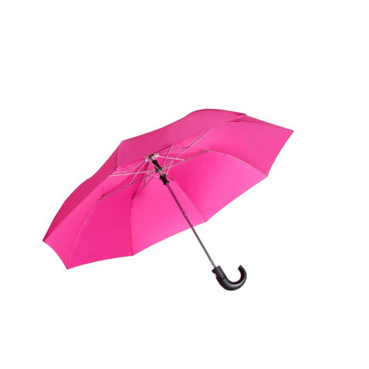 Hook Umbrella AU-16: Gent Compact Auto Open Steel Frame Solid Colour with Plastic Hook Handle