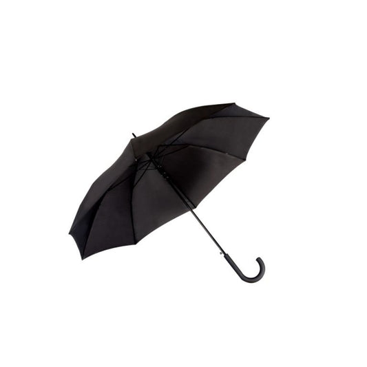 Hook Umbrella AU-11: Auto Open Steel Frame Solid Colour with Hook Plastic Handle