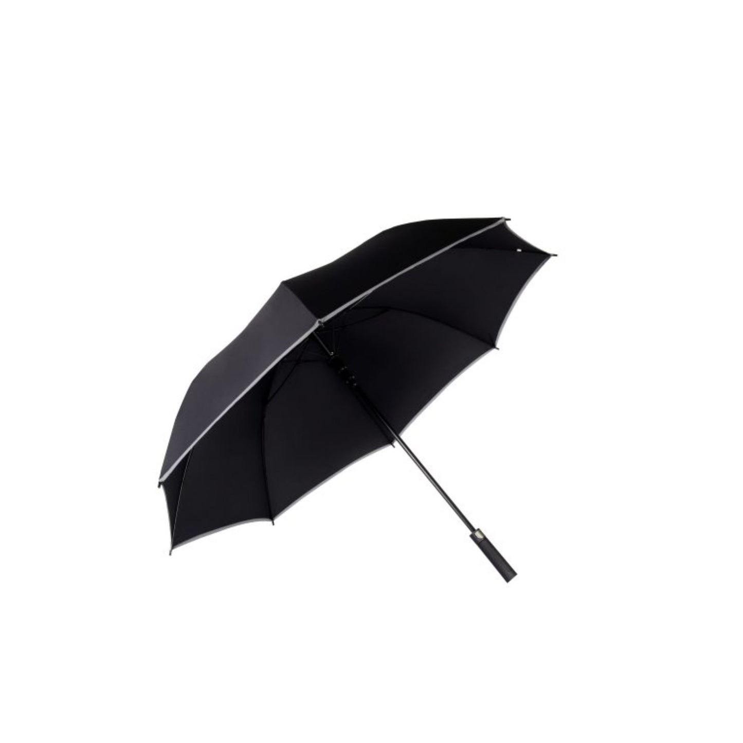 Golf Umbrella AU-50: Auto Open Matching Color Fibreglass Frame Pongee Fabric with Reflective Piping