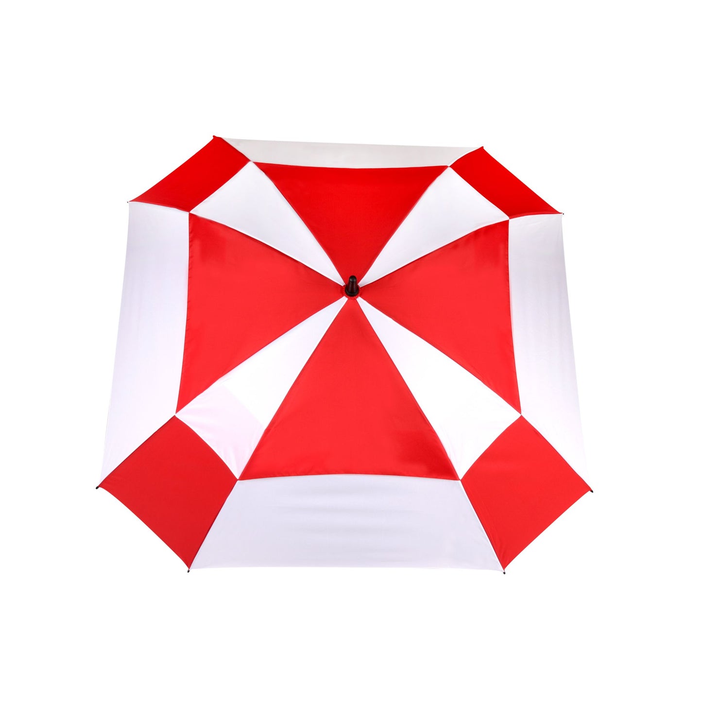 Golf Umbrella AU-47 - Open Square Fibreglass Frame Pongee Fabric with Rubberised  Handle