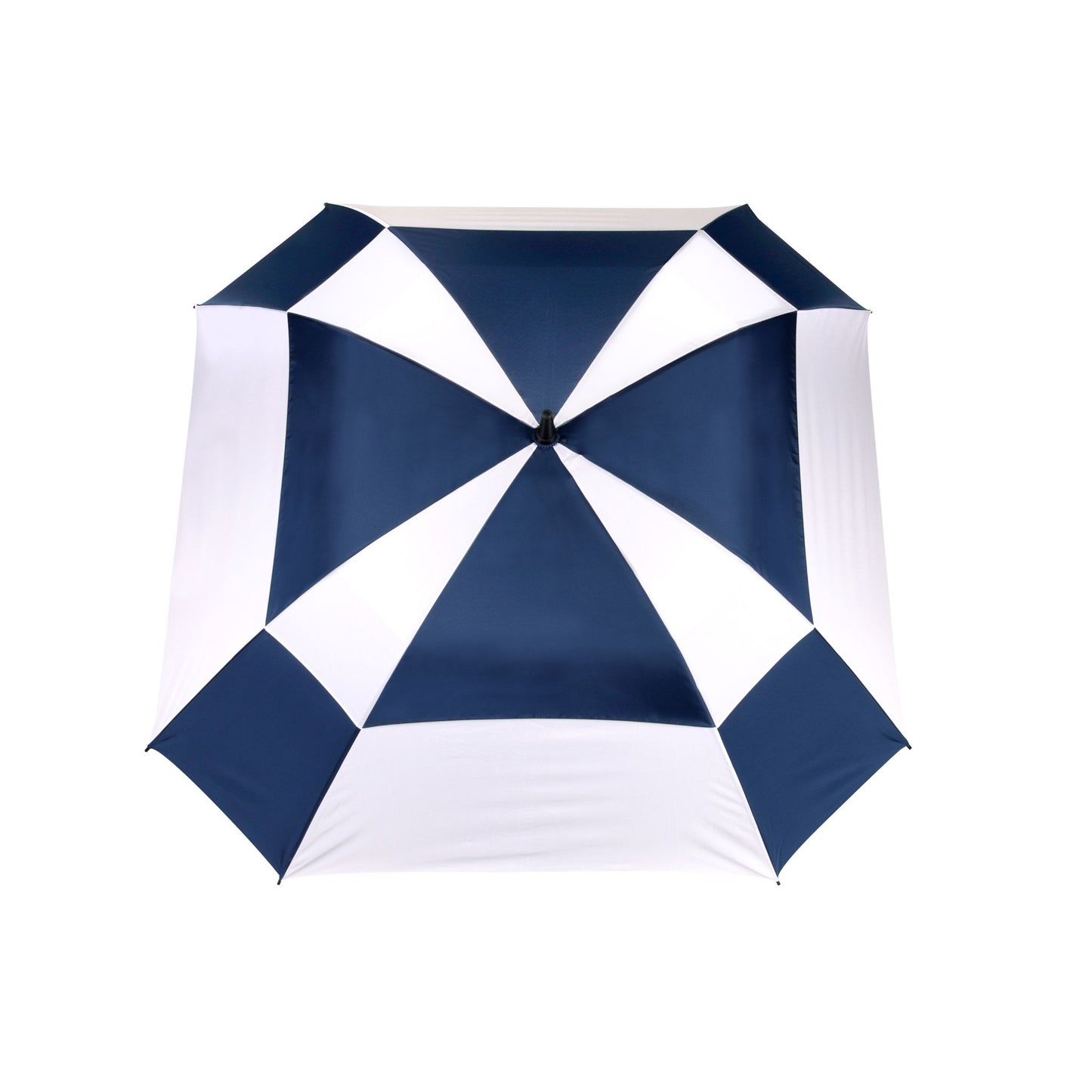 Golf Umbrella AU-47 - Open Square Fibreglass Frame Pongee Fabric with Rubberised  Handle