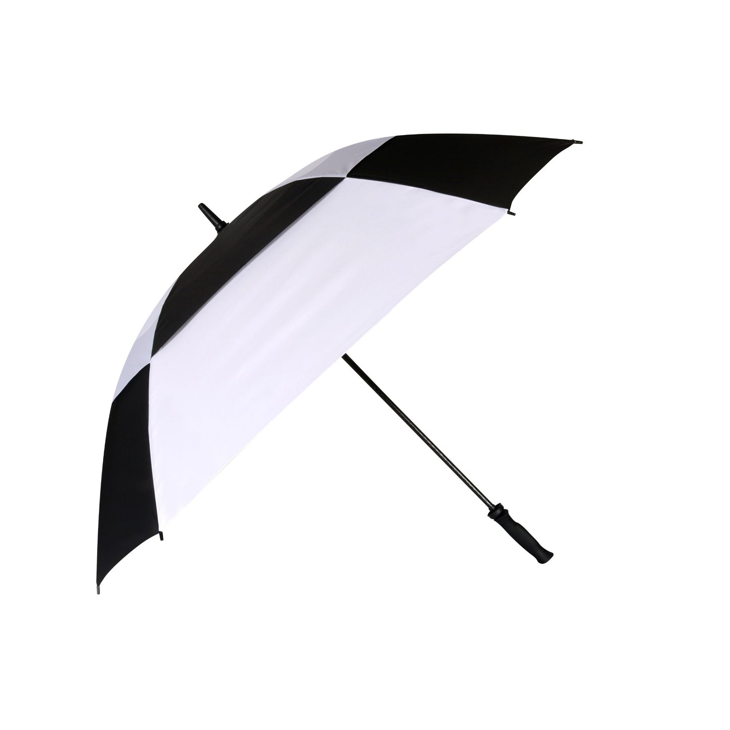 Golf Umbrella AU-47 - Open Square Fibreglass Frame Pongee Fabric with Rubberised  Handle