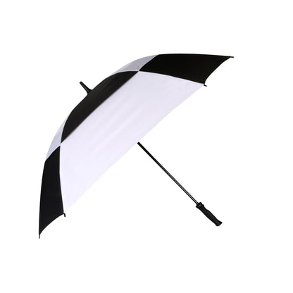 Golf Umbrella AU-47 - Open Square Fibreglass Frame Pongee Fabric with Rubberised  Handle
