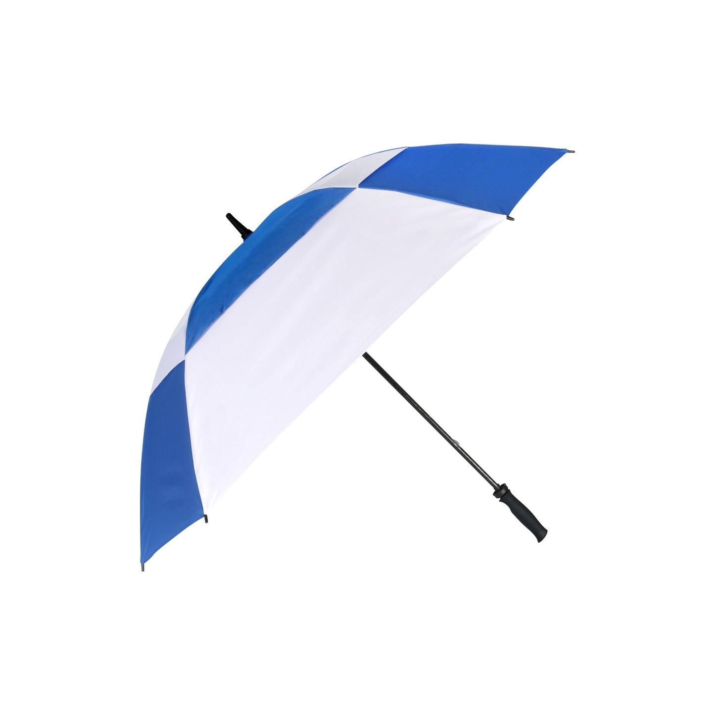 Golf Umbrella AU-47 - Open Square Fibreglass Frame Pongee Fabric with Rubberised  Handle