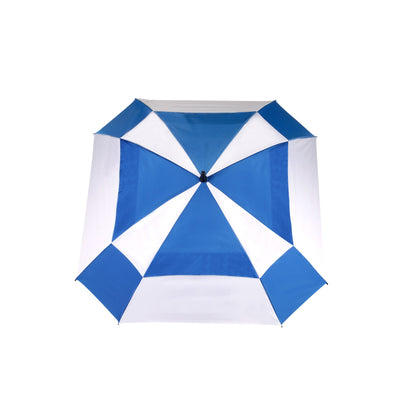 Golf Umbrella AU-47 - Open Square Fibreglass Frame Pongee Fabric with Rubberised  Handle