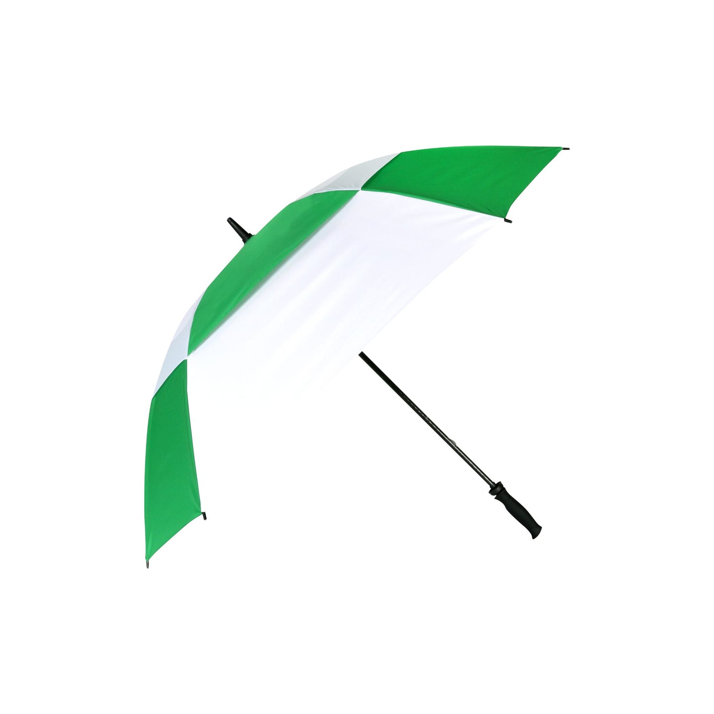 Golf Umbrella AU-47 - Open Square Fibreglass Frame Pongee Fabric with Rubberised  Handle