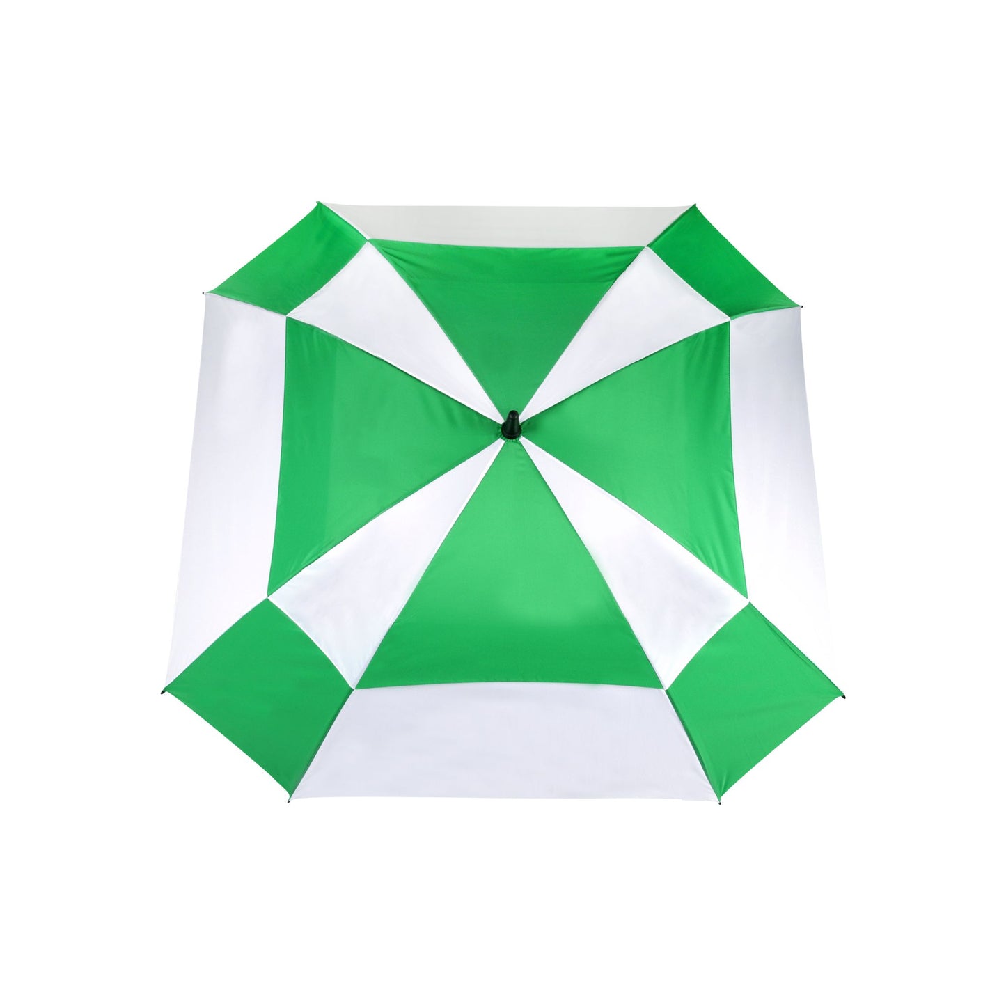 Golf Umbrella AU-47 - Open Square Fibreglass Frame Pongee Fabric with Rubberised  Handle