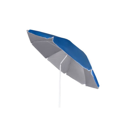 Beach Umbrella AU-81: Arch 225cm 160G Polyester Deluxe Beach Umbrella 25/28 mm Steel Pole with Tile