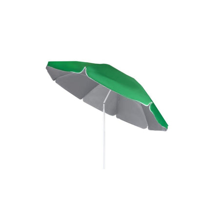 Beach Umbrella AU-81: Arch 225cm 160G Polyester Deluxe Beach Umbrella 25/28 mm Steel Pole with Tile